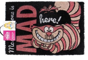 Zerbino Alice In Wonderland Most Everyone Is Mad Here Cm 60X40 - Gp86447 Zerbino Alice In Wonderland Most Everyone Is Mad Here Cm 60X40 - Gp86447